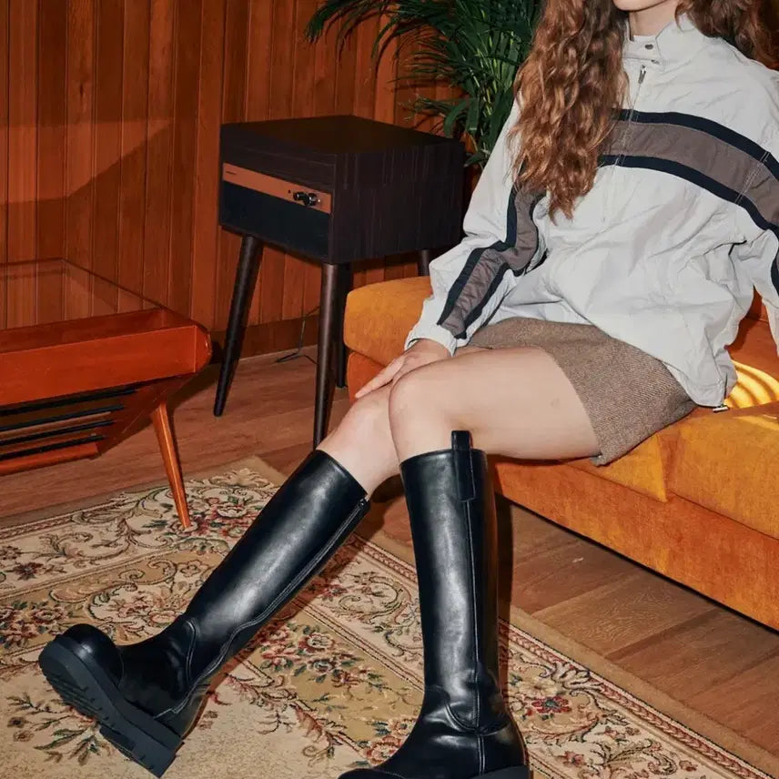 [BUNJANG] Mark Mook Zoey Chic Street Long Boots / 마크모크 Zoey 시크 스트릿 롱부츠 5.5Cm