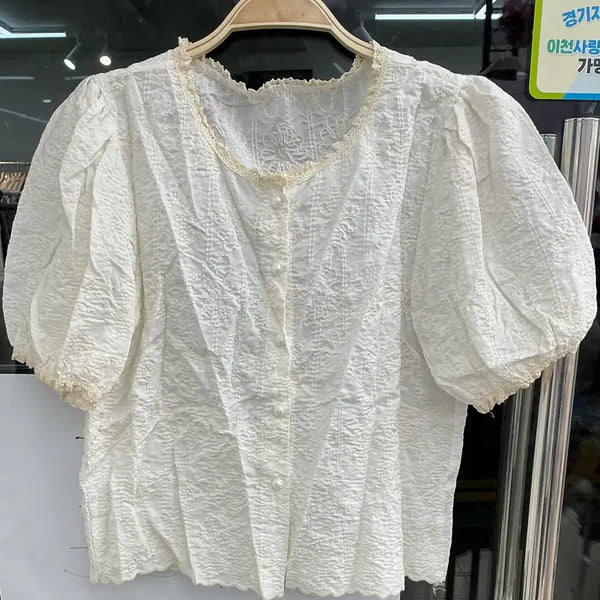 [BUNJANG] Lace Blouse / 레이스블라우스