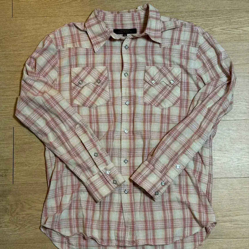 [BUNJANG] Bird Note Size 44 Check Pattern Shirt / 버드노트 셔츠 44