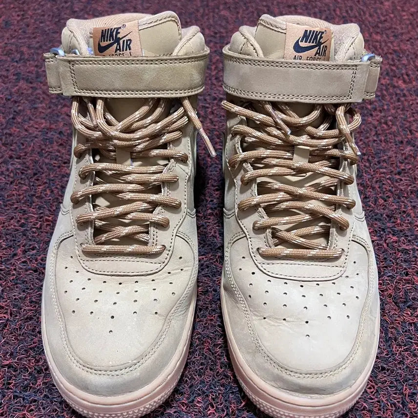 [BUNJANG] Nike Air Force 1 Mid '07 WB Flax / 나이키 에어포스 1 미드 '07 WB 플랙스