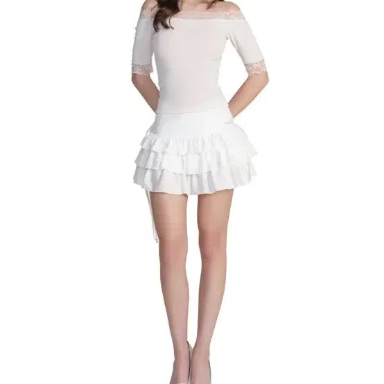 [BUNJANG] Cream Donut Off-Shoulder Top / 크림도넛 오프숄더