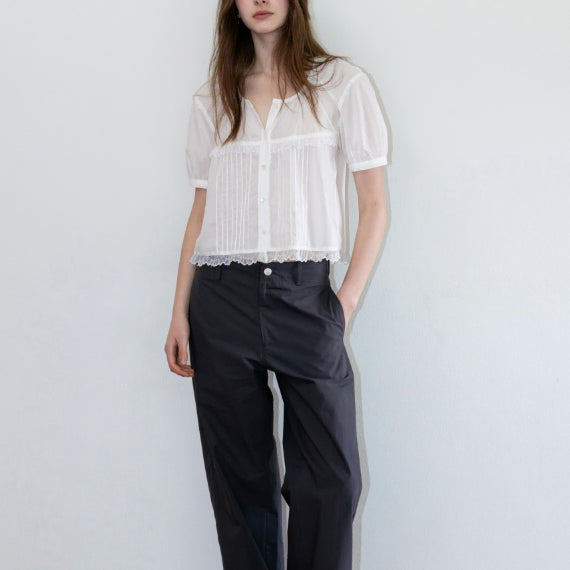 [BUNJANG] Thel. L Dusk Cotton Pants - Charcoal (Size S) / 더릴 차콜팬츠 Dusk Cotton pants_Charcoal