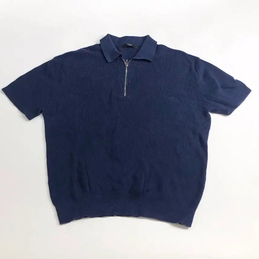 [BUNJANG] TOPTEN Zip-up Short Sleeve T-shirt / 탑텐 집업 반팔