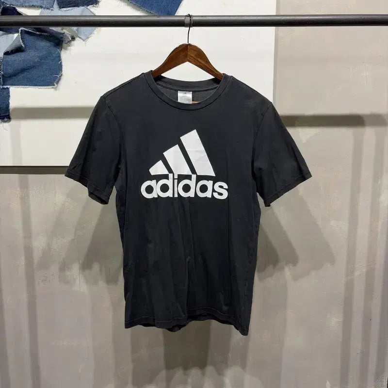 [BUNJANG] Adidas Big Logo Print Short Sleeve T-Shirt / (90) 아디다스 빅로고 프린팅 반팔 티