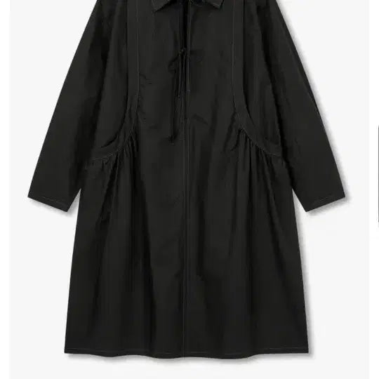 [BUNJANG] Tomboys Studio Black Shirt Dress / 블랙 셔츠 원피스 (톰보이스튜디오)