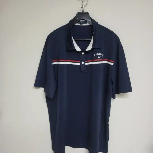 [BUNJANG] Callaway Golf Men's Short Sleeve Polo Shirt Navy / 캘러웨이 골프 남 110