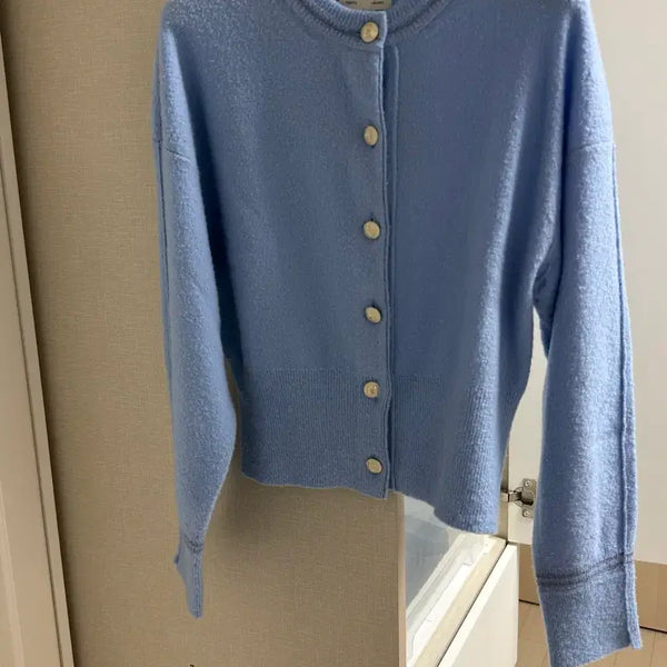 [BUNJANG] TIME Bucl Tweed Cardigan / 한섬 타임 부클 트위드 가디건