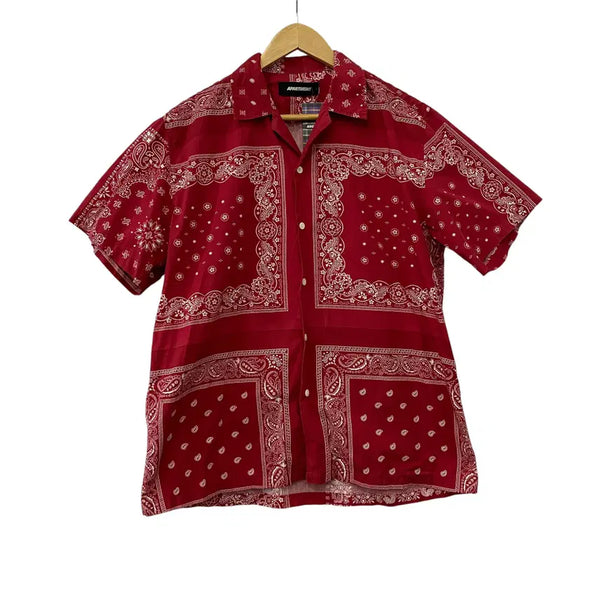 [BUNJANG] Apartment Pattern Short Sleeve Shirt (L) / A575. 아파트먼트 패턴 반팔셔츠(L)