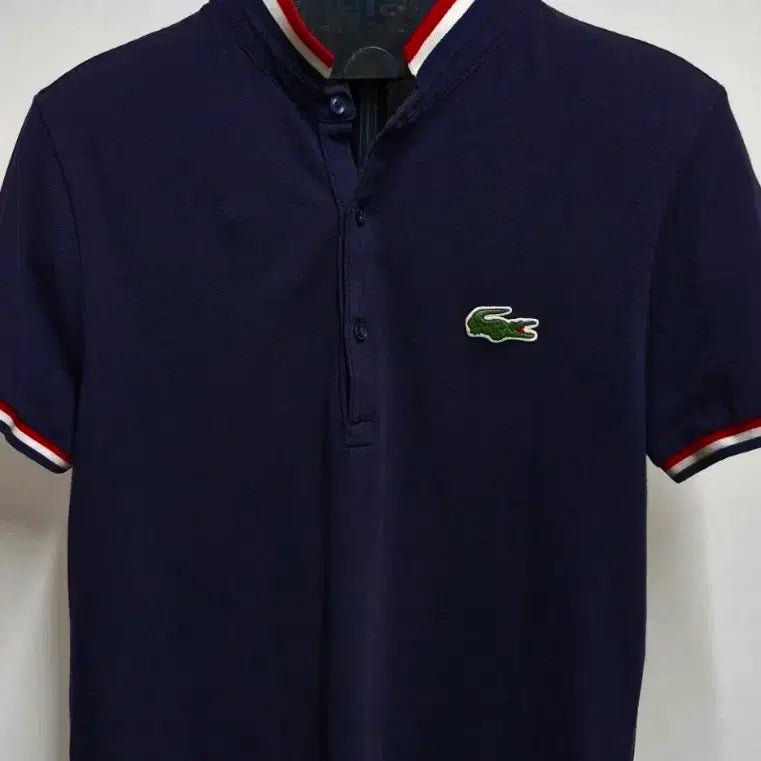 [BUNJANG] Lacoste Men's Navy Polo Shirt Size 3 / 라코스테(남95)네이비 카라티 3