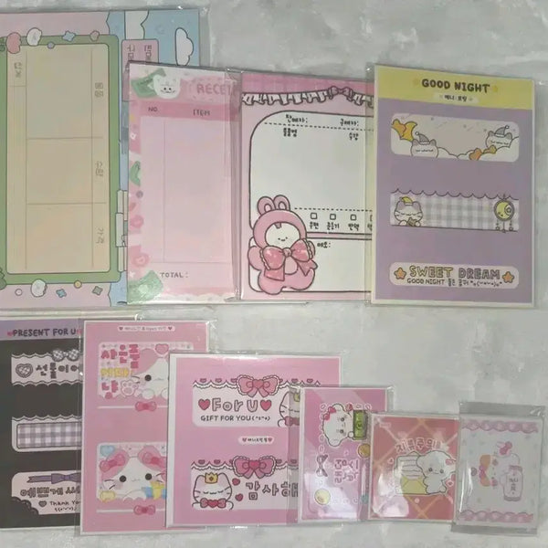 [BUNJANG] Sticker, Memo Pad, Deco Tape, Packaging Supplies Random Bag / -처분- 포용 판매계 공개 랜덤봉투 [포용/포장용품/디테/메모지/스티커]