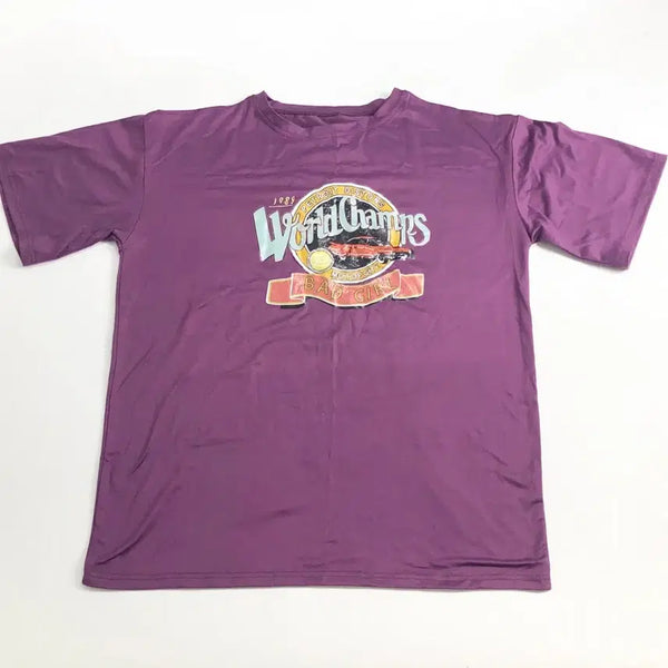 [BUNJANG] World Champs Printing Short Sleeve T-Shirt / World Champs 프린팅 반팔