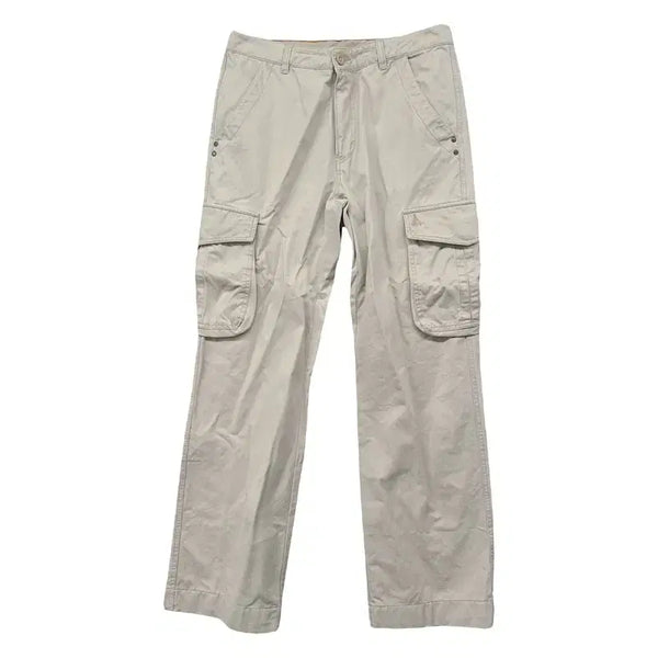 [BUNJANG] Beanpole Vintage Cargo Pants Beige / 빈폴 베이지 빈티지 카고 바지 82-97