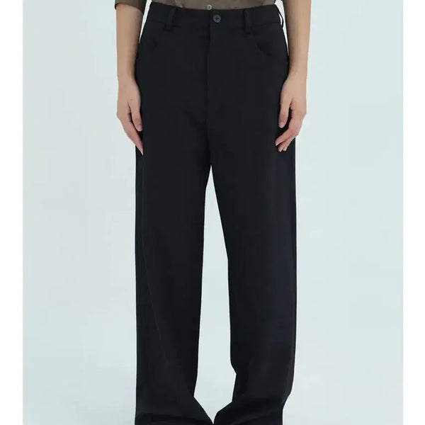 [BUNJANG] Ore Straight Fit Twill Pants / Ore 스트레이트핏 트윌팬츠