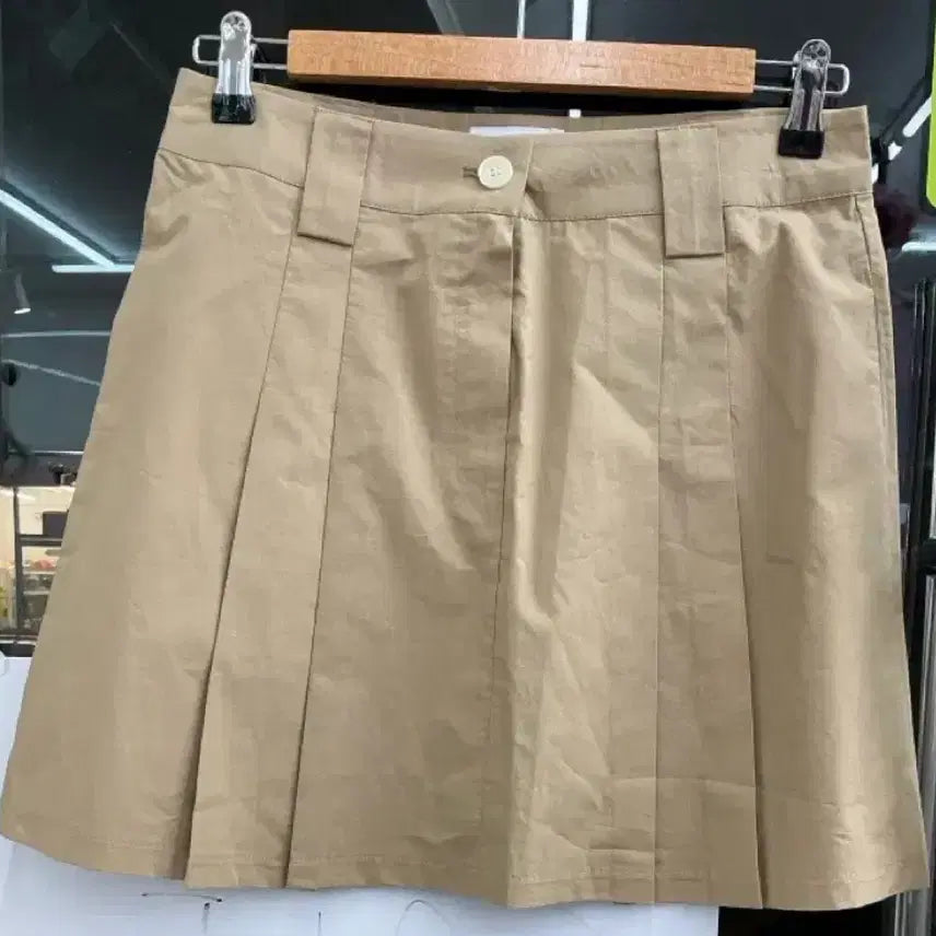 [BUNJANG] Beige Pleated Skirt / 베이지색 플리츠스커트