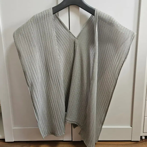 [BUNJANG] Le 917 New Green Pleated Shawl Muffler / 르917 신상 그린플리츠 숄머플러