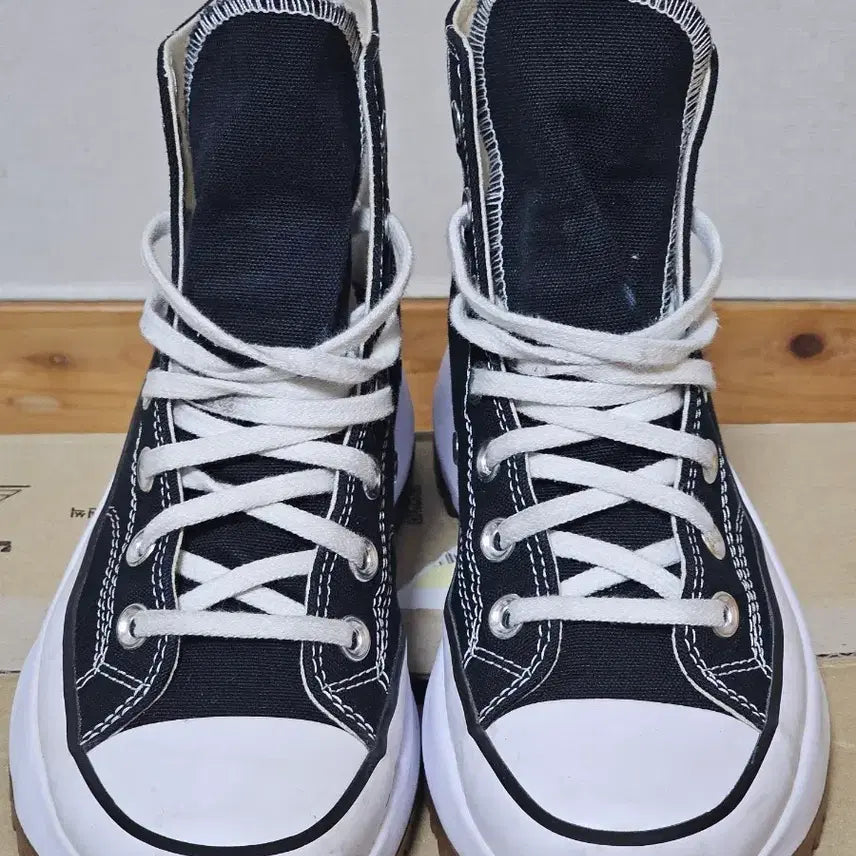 [BUNJANG] Converse Run Star Hike Black (230) / 컨버스 런스타 하이크 230 택포