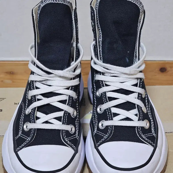 [BUNJANG] Converse Run Star Hike Black (230) / 컨버스 런스타 하이크 230 택포