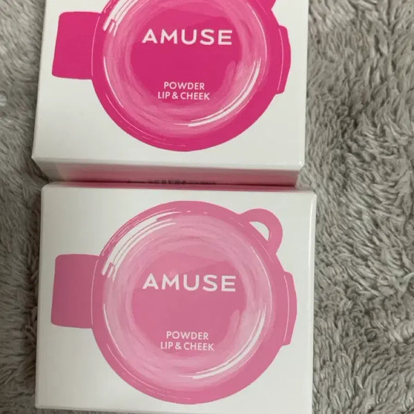 [BUNJANG] Amuse Powder Lip & Cheek 08 Girlfriend & 13 Berryish Bundle Set / 새상품 일괄/ 어뮤즈 파우더 립앤치크 8호 걸프랜드 13베리쉬
