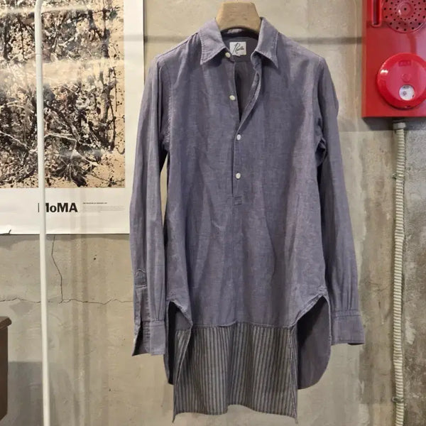 [BUNJANG] Needles French Shirt Lavender Purple / 니들스 프렌치 셔츠 남성95 / 여성66-77