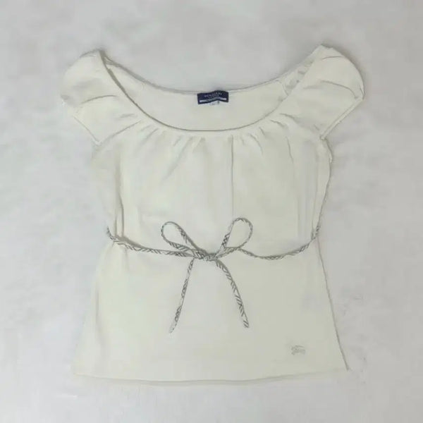 [BUNJANG] Burberry Blue Label Mori Girl Ribbon Puff Blouse / Burberry 버버리 블루라벨 모리걸 하구미 리본 퍼프 블라우스