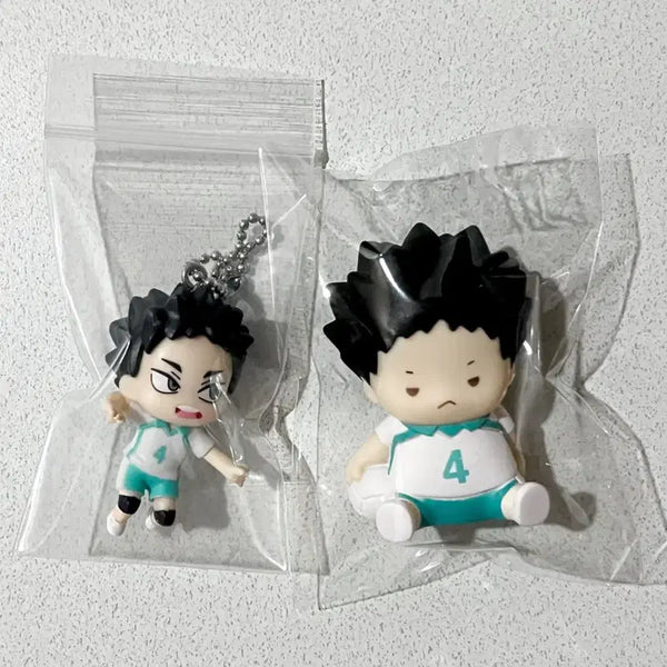 [BUNJANG] Haikyuu!! Seijo Aobajosai Hajime Iwaizumi Chibi Figure Gacha Keychain Set / 하이큐 세이죠 아오바죠사이 이와이즈미 하지메 데포피그 데포르메 챠비챠비 가챠 키링 피규어 일괄
