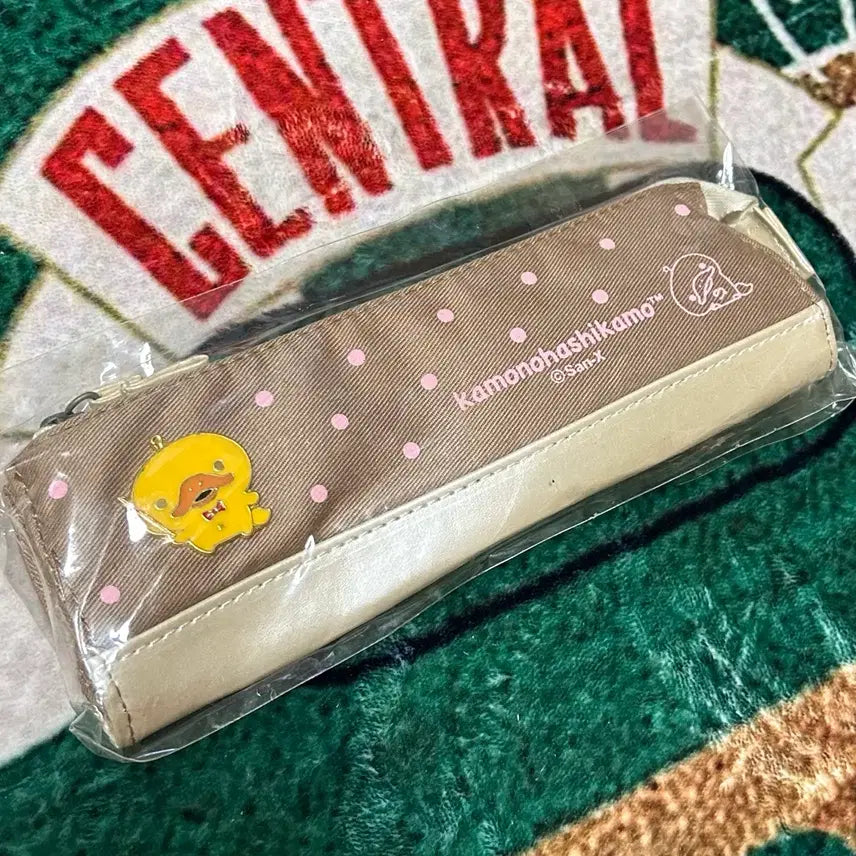 [BUNJANG] San-X KamoNohashi Kamo Pencil Case / 고전문구 산엑스 카모노하시카모 필통