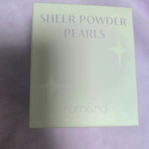 [BUNJANG] Rom&nd Sheer Bead Powder 01 Gleamy Veil / 롬앤 쉬어 구슬 파우더 01 글리미 베일