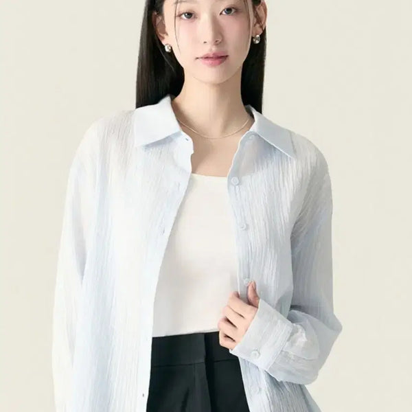 [BUNJANG] Roem Women's Ribbon Shirt / 로엠 여성 리본 셔츠