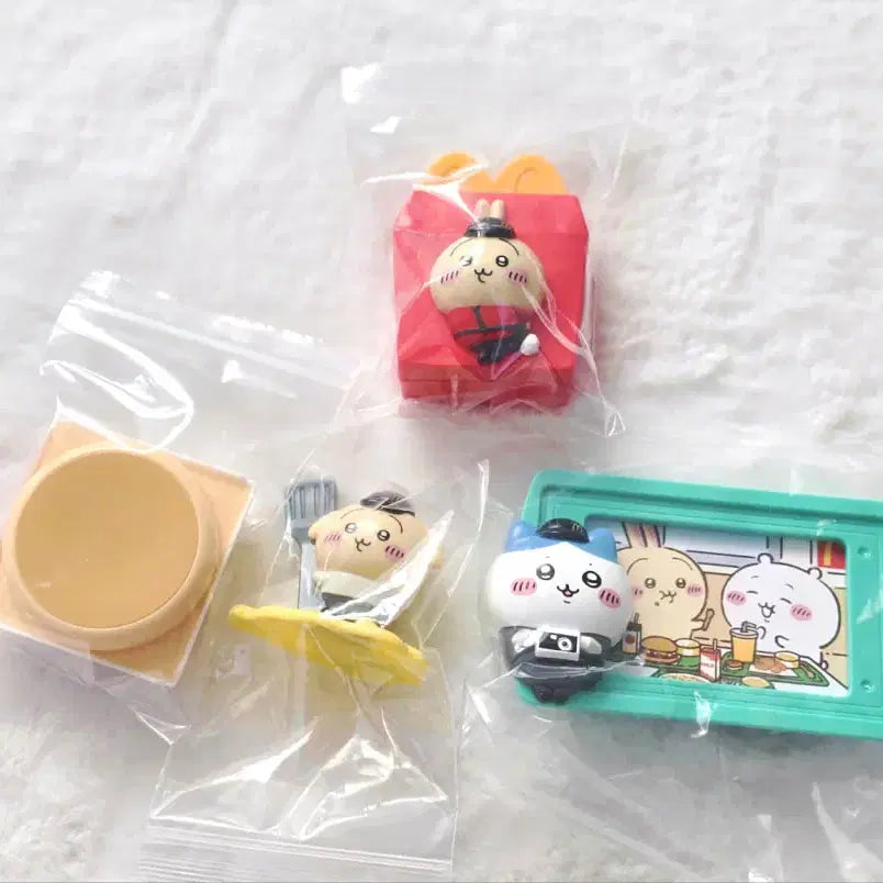 [BUNJANG] Chiikawa McDonald's Happy Meal Set (Usagi + Hachiwara) / 치이카와 맥도날드 해피밀 2탄 우사기+하치와레 세트