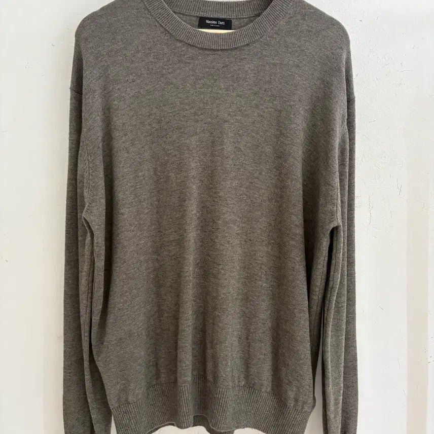 [BUNJANG] Massimo Dutti Gray Cashmere Blend Knit XL / 마시모두띠 니트