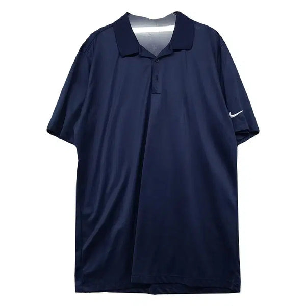 [BUNJANG] Nike Navy Functional Training T-Shirt M / 나이키 네이비 기능성 트레이닝 반팔 카라티 M