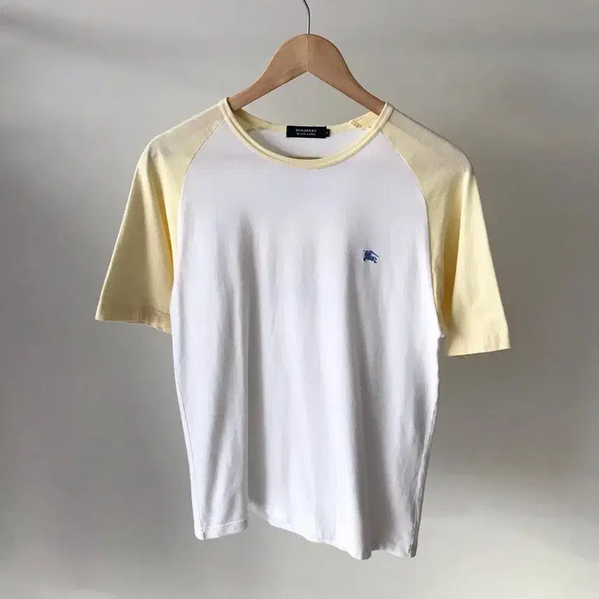 [BUNJANG] Burberry Logo Back Printing Raglan T-Shirt / 버버리 로고 백프린팅 나그랑 반팔