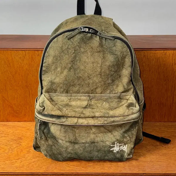 [BUNJANG] Stussy Canvas Washed Backpack / 스투시 캔버스 워시드 백팩