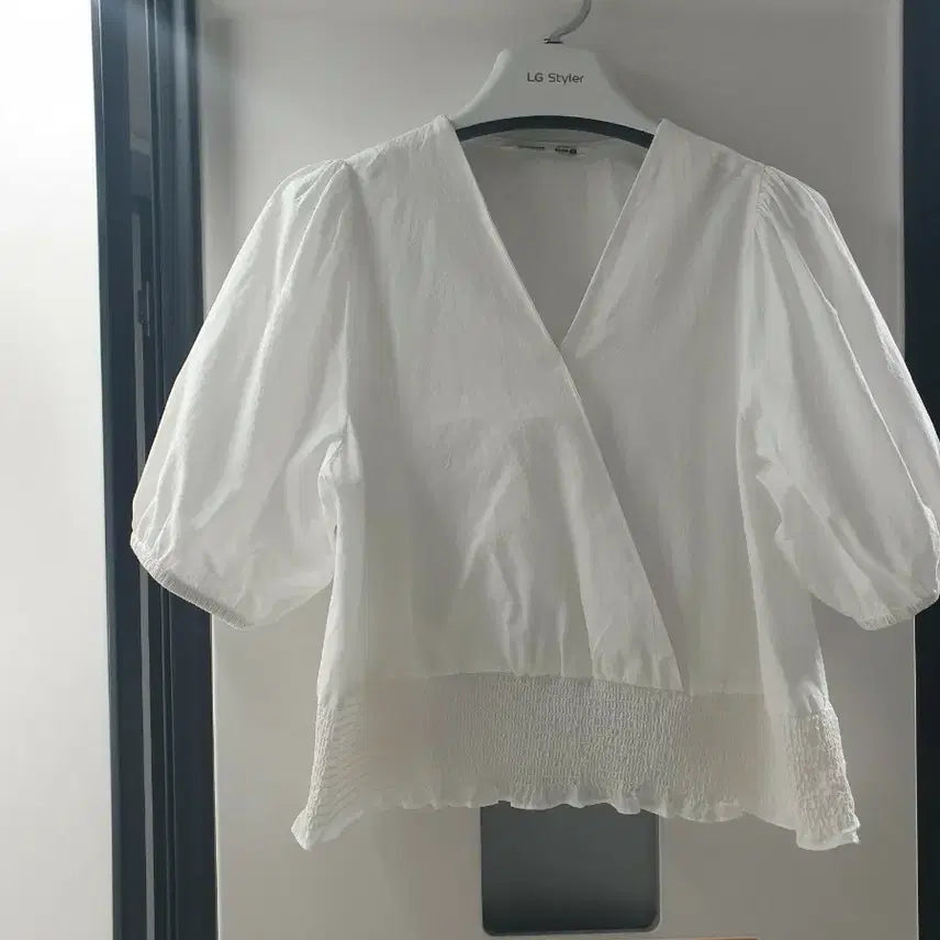 [BUNJANG] Mixxo White Blouse (Size S) / (1회착용)미쏘 mixxo 블라우스s