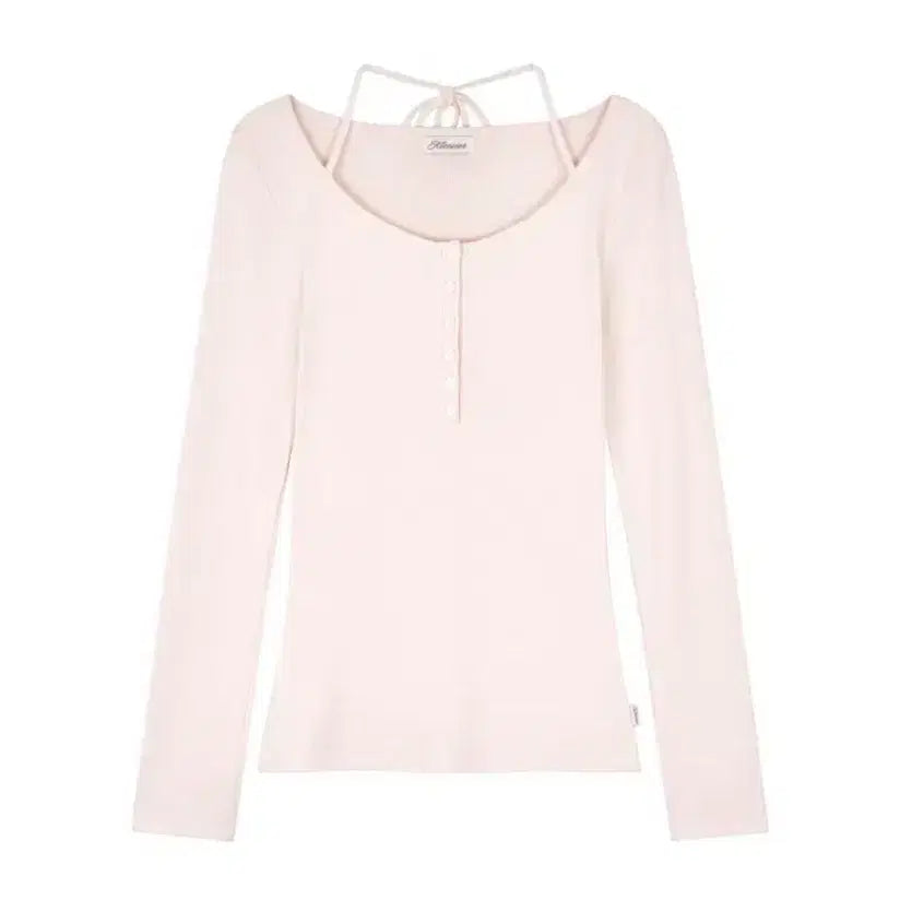 [BUNJANG] Clishire Bella T-Shirt Pink / 클리시어 벨라 티셔츠 핑크 새상품