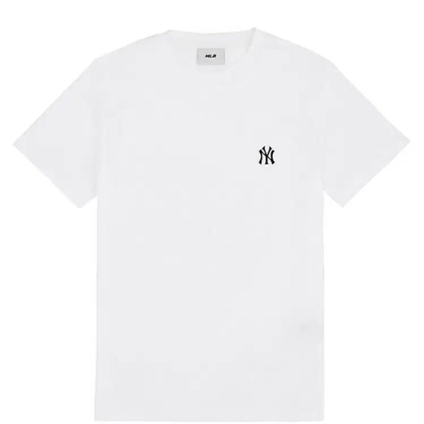 [BUNJANG] MLB Basic Small Logo Short Sleeve T-Shirt / 엠엘비 베이직 스몰로고 반팔 티셔츠
