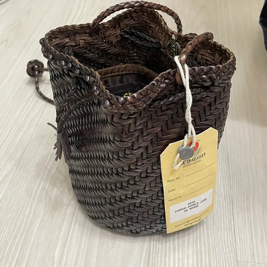[BUNJANG] Dragon Diffusion Pompom Dark Brown Bag / 드래곤디퓨전 폼폼 다크브라운
