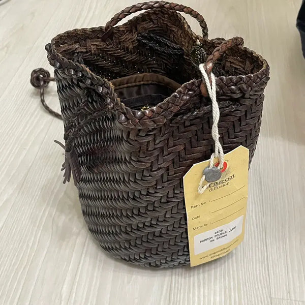 [BUNJANG] Dragon Diffusion Pompom Dark Brown Bag / 드래곤디퓨전 폼폼 다크브라운