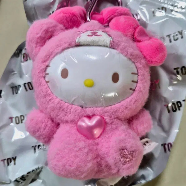 [BUNJANG] Sanrio Hello Kitty Charm Doll Pink / 산리오 헬로키티 키링 인형 핑크