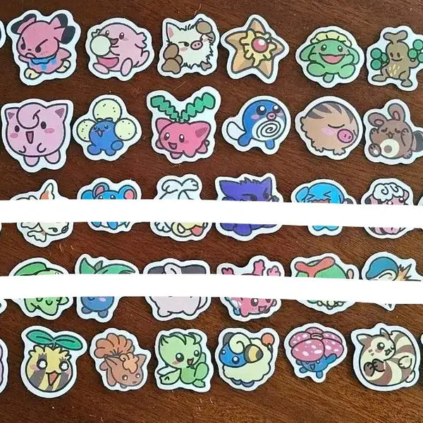 [BUNJANG] Pokemon Cut Sticker Bundle Set / 포켓몬 조각 스티커 일괄 판매합니다.