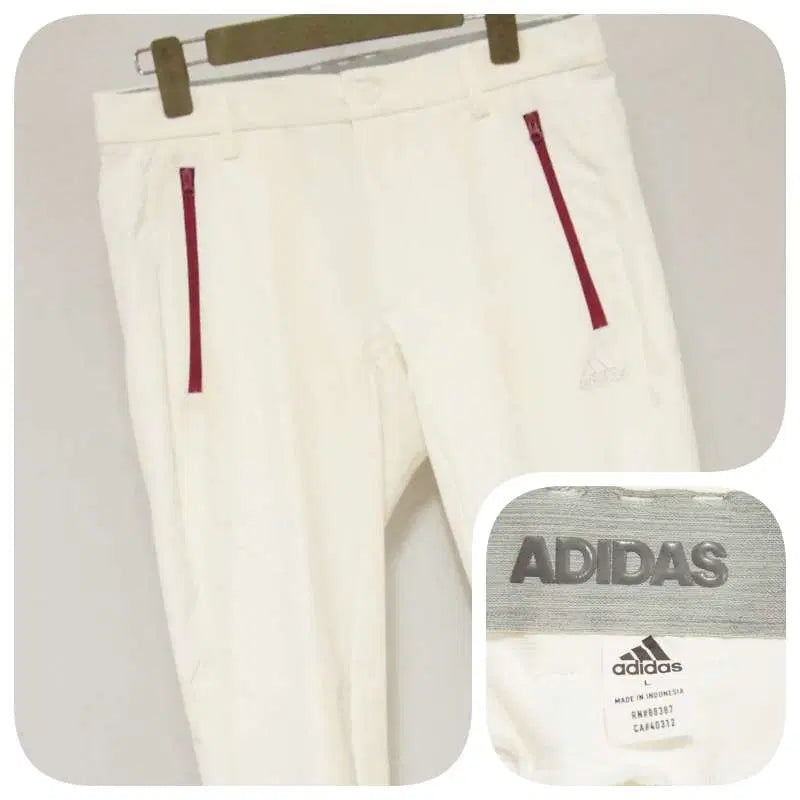 [BUNJANG] Adidas Golf Men's White Functional Golf Pants (32-inch) / 아디다스골프 화이트 기능성 골프팬츠 남성32인치
