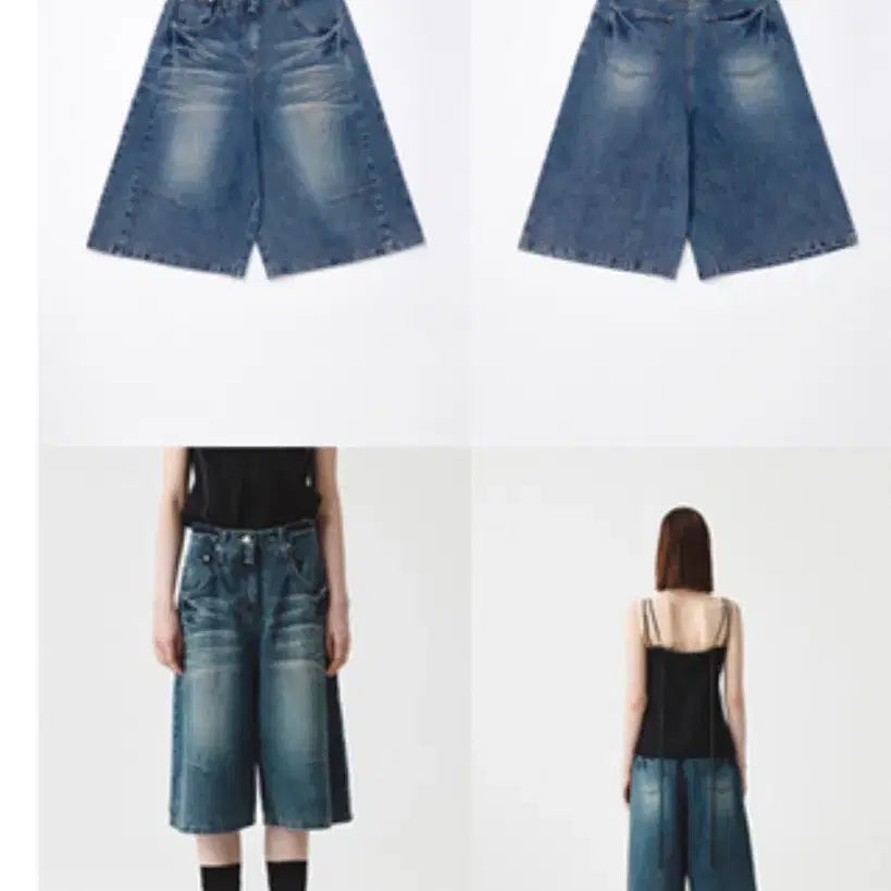[BUNJANG] KIMMATIN Washing Wide Denim Pants / 킴마틴 KIMMATIN 워싱 와이드 데님 팬츠