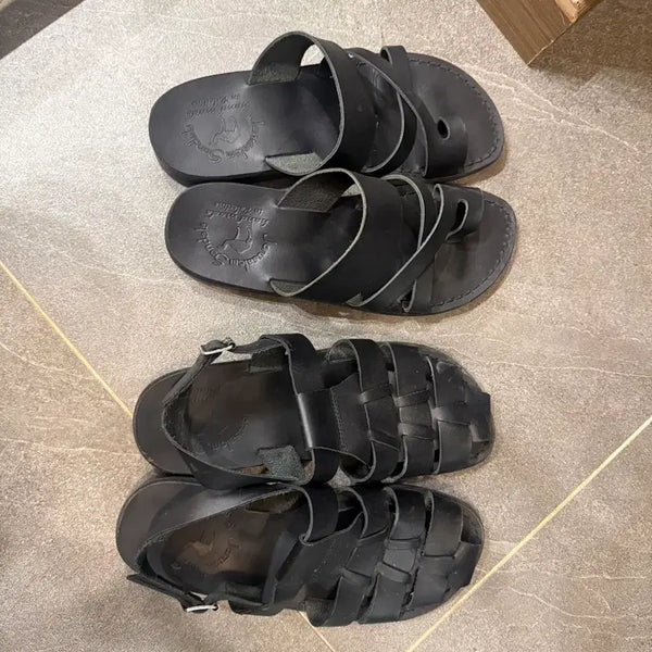[BUNJANG] Jerusalem Sandals The Good Shepherd Black & Michael Black (280) / 예루살렘 샌들 8 더굿셰퍼드 블랙, 1041 미카엘 블랙 280 일괄판매