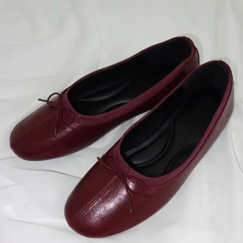 [BUNJANG] Mirinae Flat Shoes Burgundy / 미리내로 플랫 슈즈 버건디(네고완전가능)