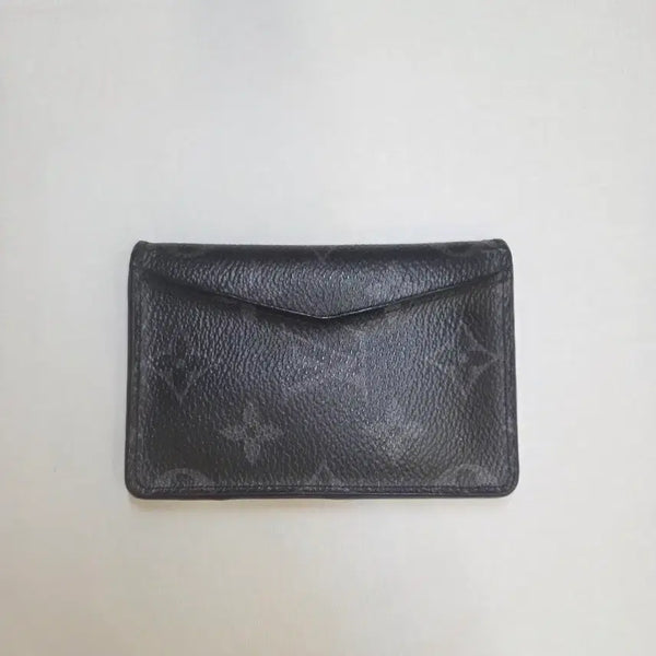 [BUNJANG] Louis Vuitton Monogram Eclipse Pocket Card Holder Black / 급처 루이비통 포켓지갑 블랙