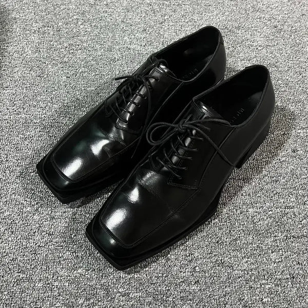 [BUNJANG] Microday Stingray Derby Shoes Black / 마이크로데이 스팅레이 더비 275 (1회 착용)