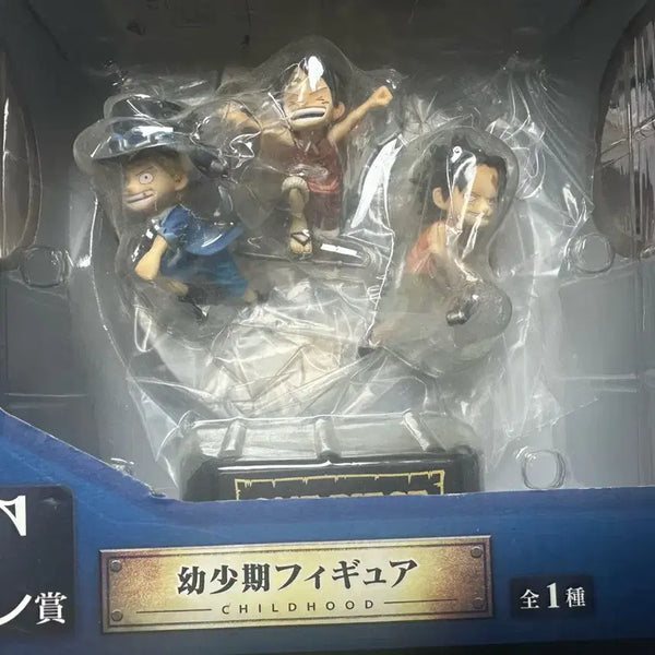 [BUNJANG] Ichiban Shoji Childhood C-Prize Luffy Ace Sabo Figure / 원피스 제일복권 차일드후드 C상 루피 에이스 사보 피규어