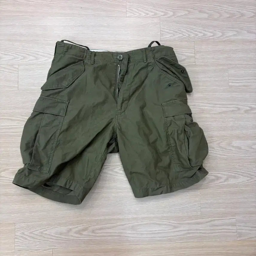 [BUNJANG] Waiper M65 Shorts Olive / [M] 웨이퍼 waiper M65 반바지 올리브드랩