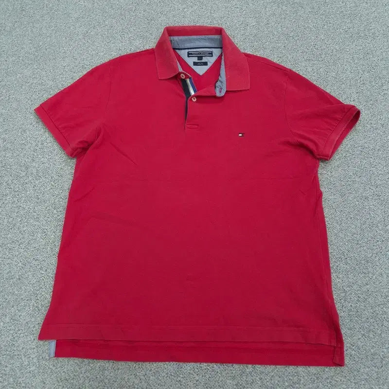 [BUNJANG] Tommy Hilfiger Short Sleeve Polo Shirt L / L 타미힐피거 반팔 카라티 | 0727C48