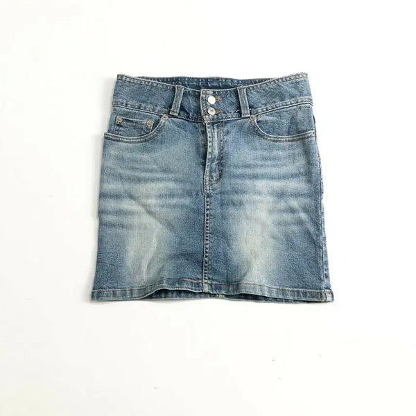 [BUNJANG] Denim Mini Skirt / 데님 미니 스커트